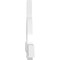 Ekena Millwork Ericson Architectural Grade PVC Gable Bracket, 72"W x 21"H x 2"D x 4"F, 7/12 Pitch GBP072X21X0204ERI00 - alternate 3